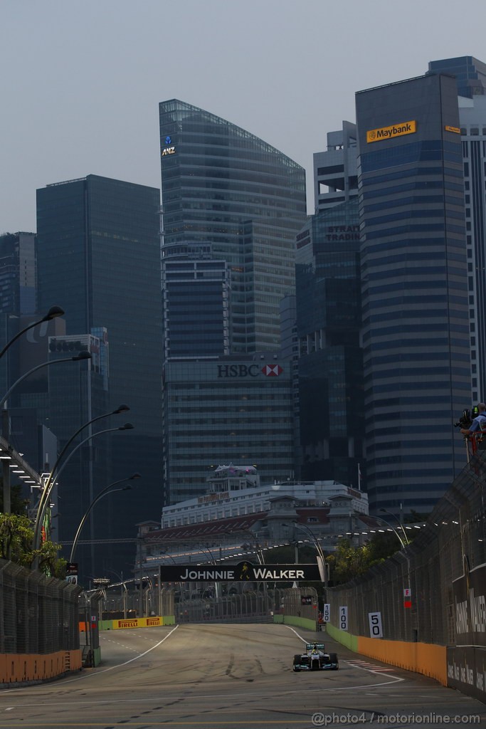 GP SINGAPORE, 22.09.2012 - Free practice 3, Nico Rosberg (GER) Mercedes AMG F1 W03