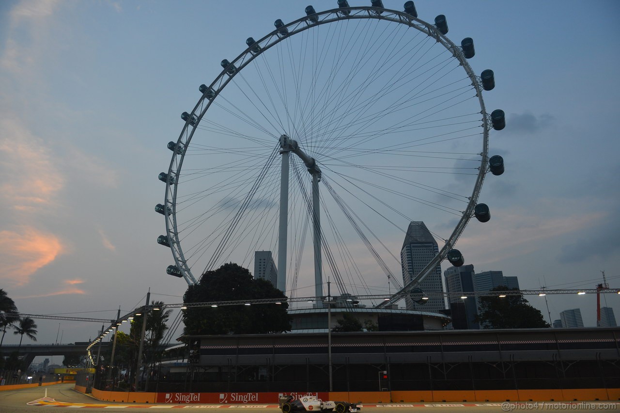 GP SINGAPORE, 22.09.2012 - Free practice 3, Kamui Kobayashi (JAP) Sauber F1 Team C31