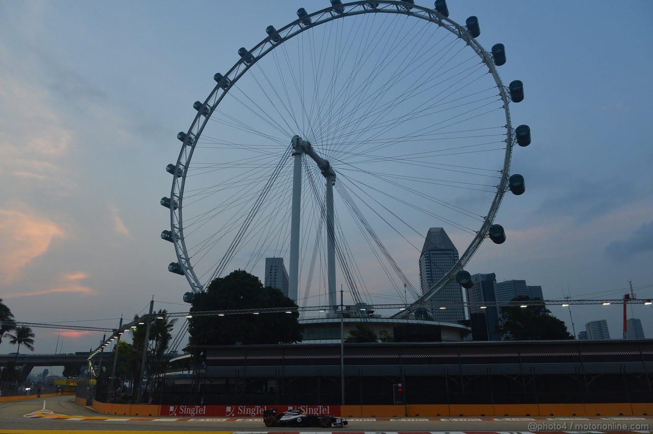 GP SINGAPORE, 22.09.2012 - Free practice 3, Bruno Senna (BRA) Williams F1 Team FW34