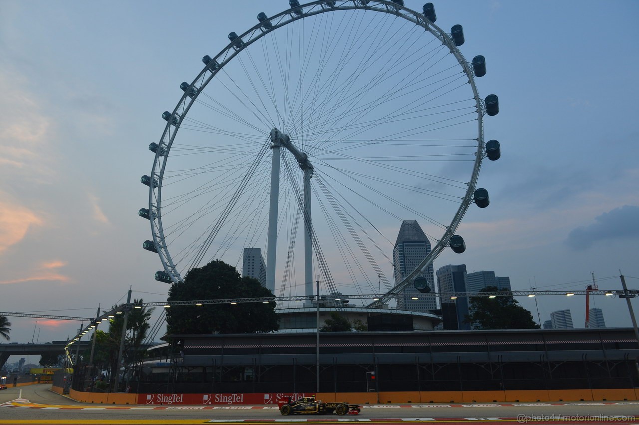 GP SINGAPORE, 22.09.2012 - Free practice 3, Romain Grosjean (FRA) Lotus F1 Team E20