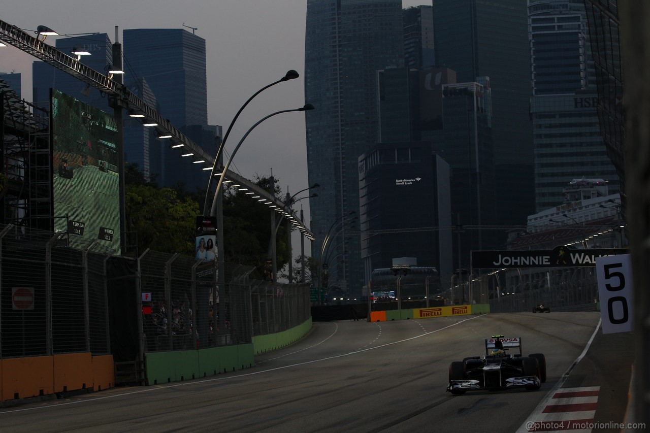 GP SINGAPORE, 22.09.2012 - Free practice 3, Bruno Senna (BRA) Williams F1 Team FW34