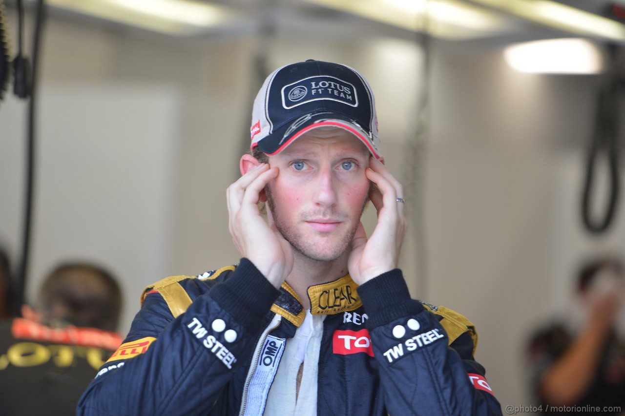 GP SINGAPORE, 22.09.2012 - Free practice 3, Romain Grosjean (FRA) Lotus F1 Team E20