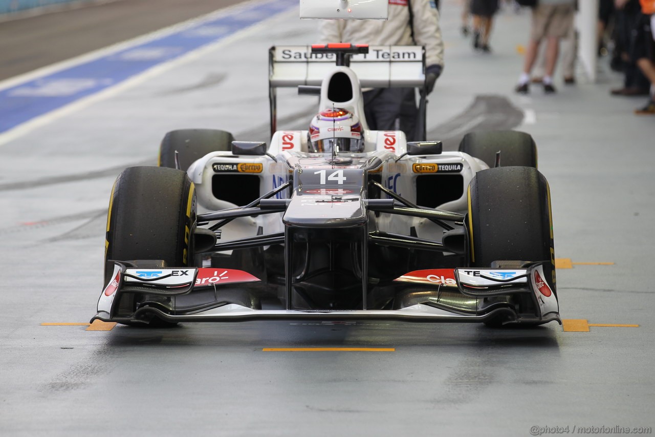 GP SINGAPORE, 22.09.2012 - Free practice 3, Kamui Kobayashi (JAP) Sauber F1 Team C31