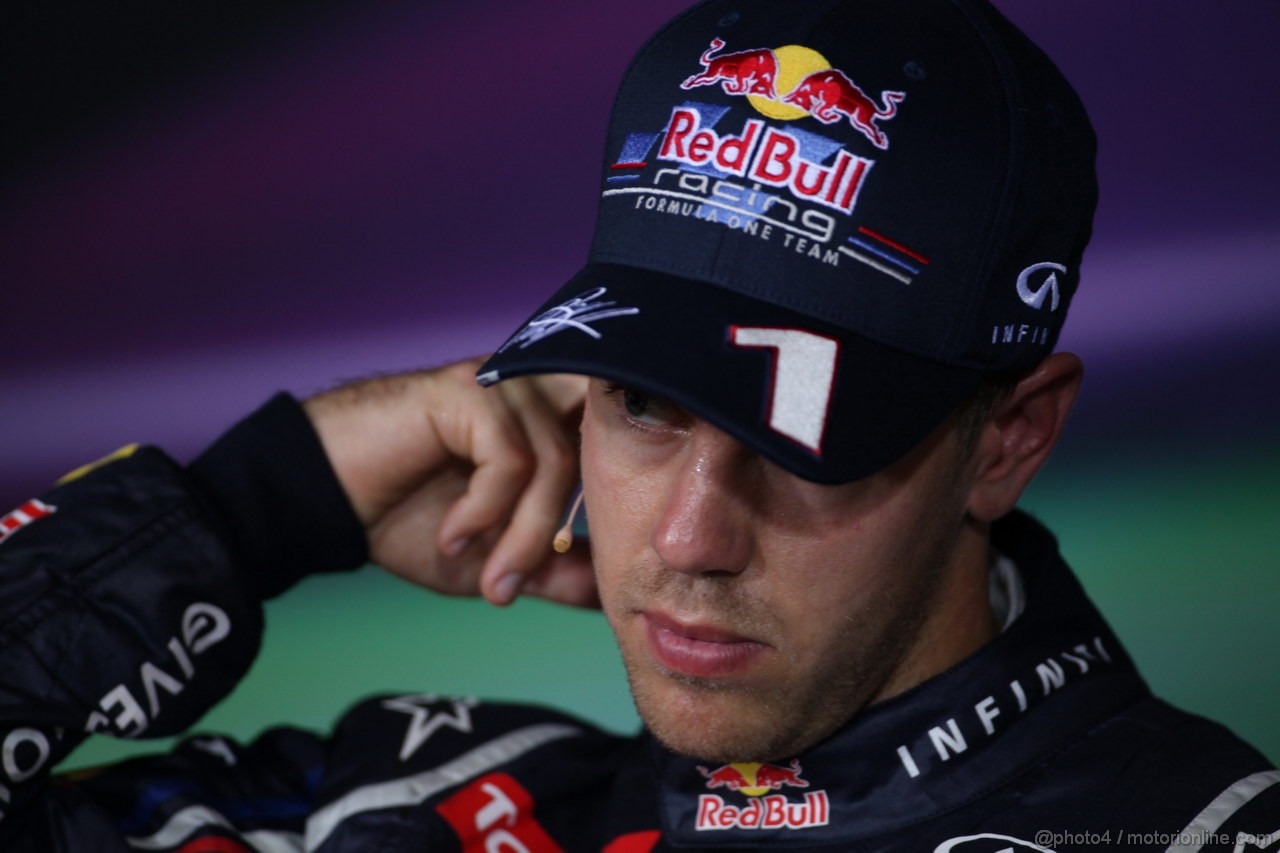 GP SINGAPORE, 22.09.2012 - Qualyfing, Sebastian Vettel (GER) Red Bull Racing RB8