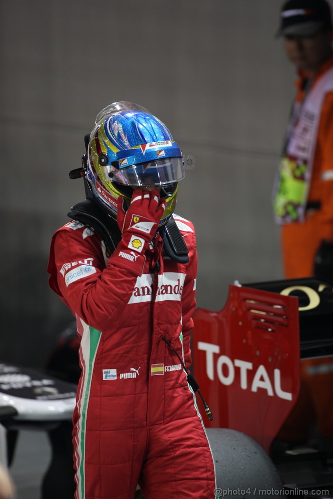 GP SINGAPORE, 22.09.2012 - Qualyfing, Fernando Alonso (ESP) Ferrari F2012