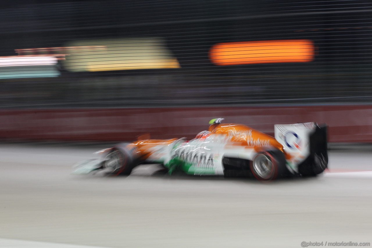 GP SINGAPORE, 22.09.2012 - Qualyfing, Nico Hulkenberg (GER) Sahara Force India F1 Team VJM05