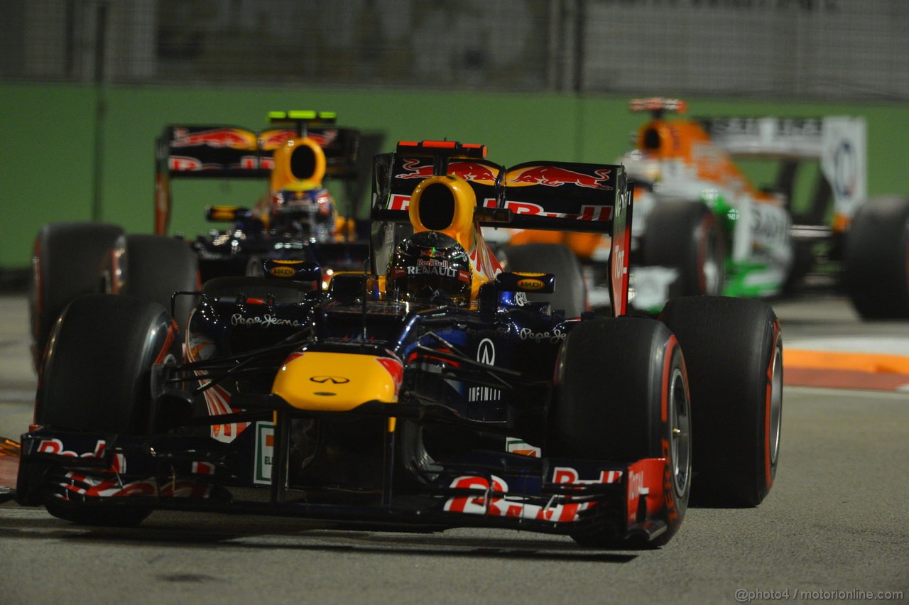GP SINGAPORE, 22.09.2012 - Qualyfing, Sebastian Vettel (GER) Red Bull Racing RB8