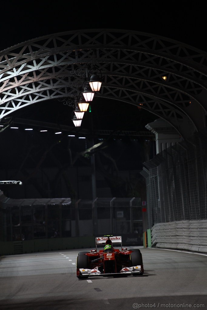 GP SINGAPORE, 22.09.2012 - Qualyfing, Felipe Massa (BRA) Ferrari F2012
