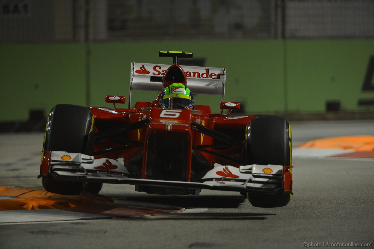 GP SINGAPORE, 22.09.2012 - Qualyfing, Felipe Massa (BRA) Ferrari F2012