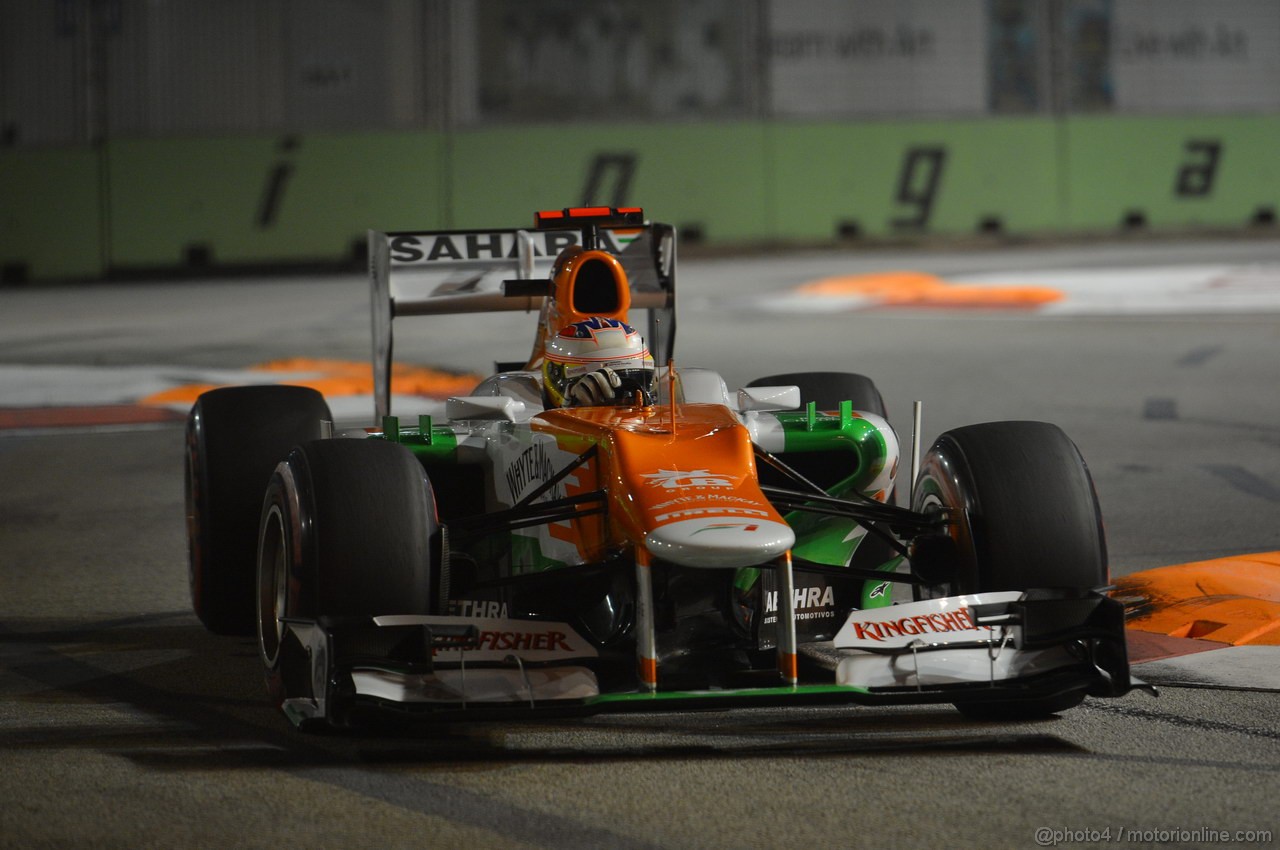GP SINGAPORE, 22.09.2012 - Qualyfing, Paul di Resta (GBR) Sahara Force India F1 Team VJM05