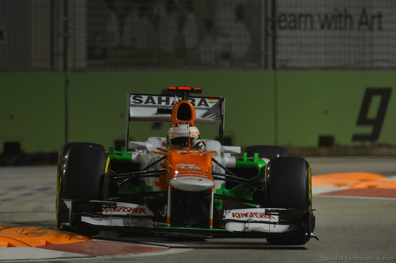 GP SINGAPORE, 22.09.2012 - Qualyfing, Paul di Resta (GBR) Sahara Force India F1 Team VJM05