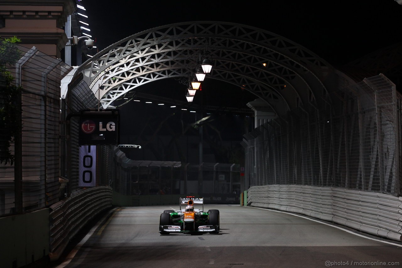 GP SINGAPORE, 22.09.2012 - Qualyfing, Paul di Resta (GBR) Sahara Force India F1 Team VJM05