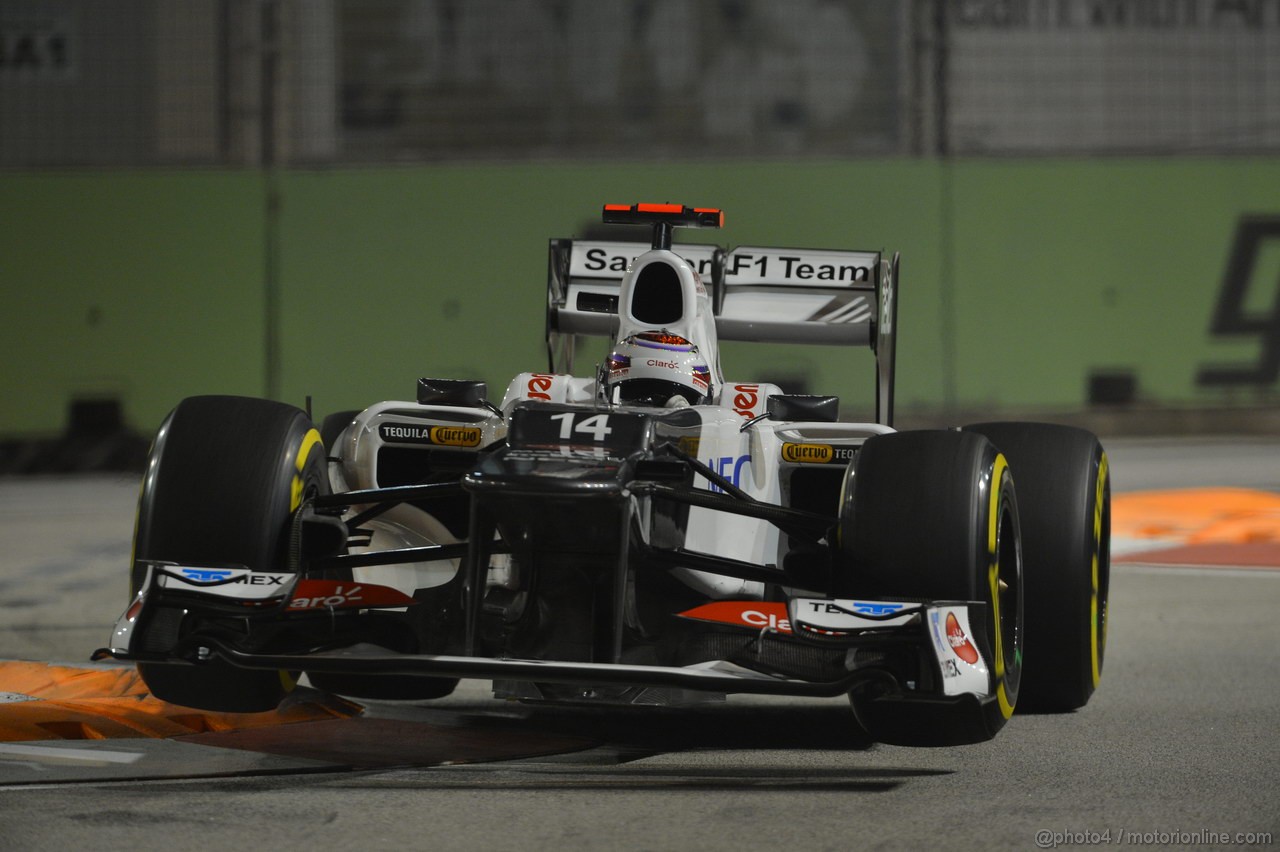 GP SINGAPORE, 22.09.2012 - Qualyfing, Kamui Kobayashi (JAP) Sauber F1 Team C31