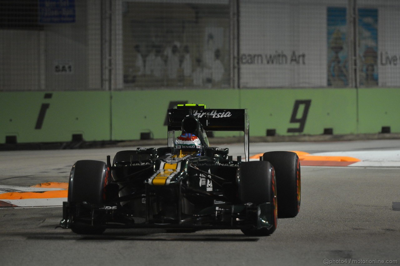 GP SINGAPORE, 22.09.2012 - Qualyfing, Vitaly Petrov (RUS) Caterham F1 Team CT01