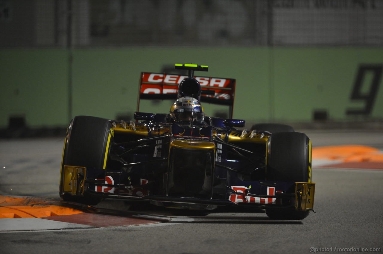 GP SINGAPORE, 22.09.2012 - Qualyfing, Jean-Eric Vergne (FRA) Scuderia Toro Rosso STR7