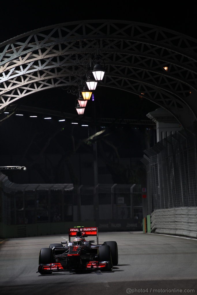 GP SINGAPORE, 22.09.2012 - Qualyfing, Lewis Hamilton (GBR) McLaren Mercedes MP4-27
