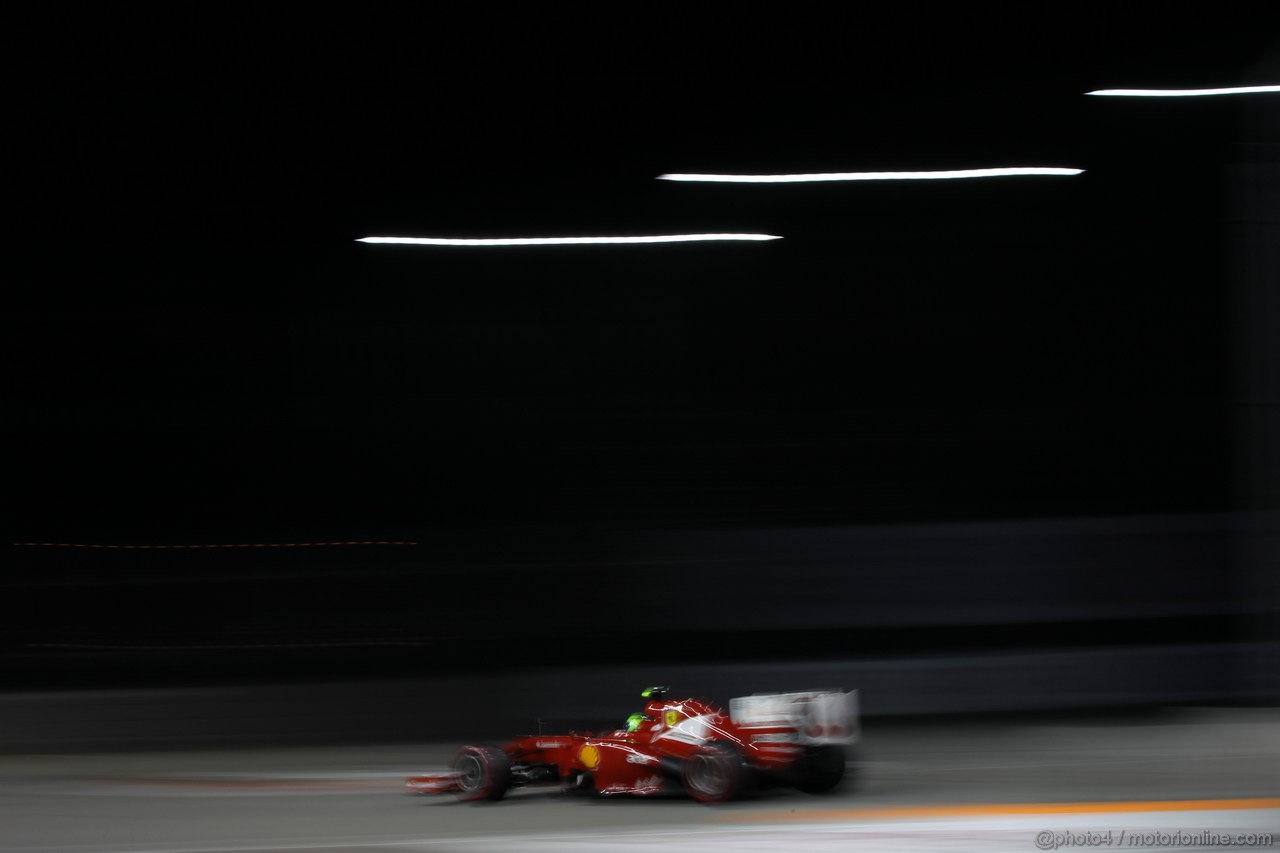 GP SINGAPORE, 22.09.2012 - Qualyfing, Felipe Massa (BRA) Ferrari F2012
