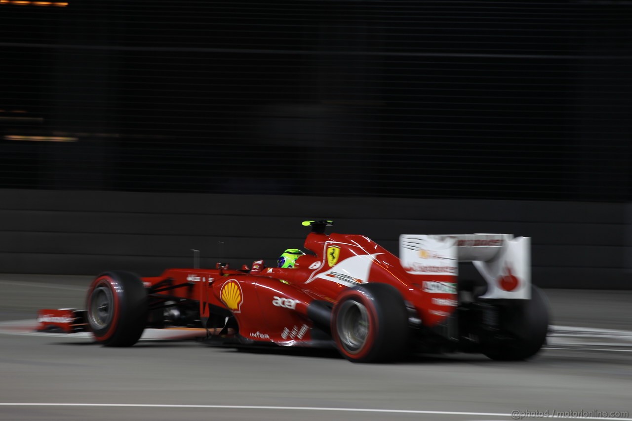 GP SINGAPORE, 22.09.2012 - Qualyfing, Felipe Massa (BRA) Ferrari F2012