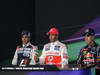 GP SINGAPORE, 22.09.2012 - Qualyfing press conference: poleposition Lewis Hamilton (GBR) McLaren Mercedes MP4-27, 2nd Pastor Maldonado (VEN), Williams F1 Team FW34, 3rd Sebastian Vettel (GER) Red Bull Racing RB8