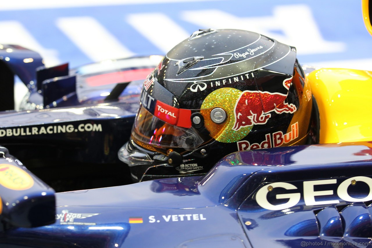 GP SINGAPORE, 21.09.2012 - Prove Libere 1, Sebastian Vettel (GER) Red Bull Racing RB8
