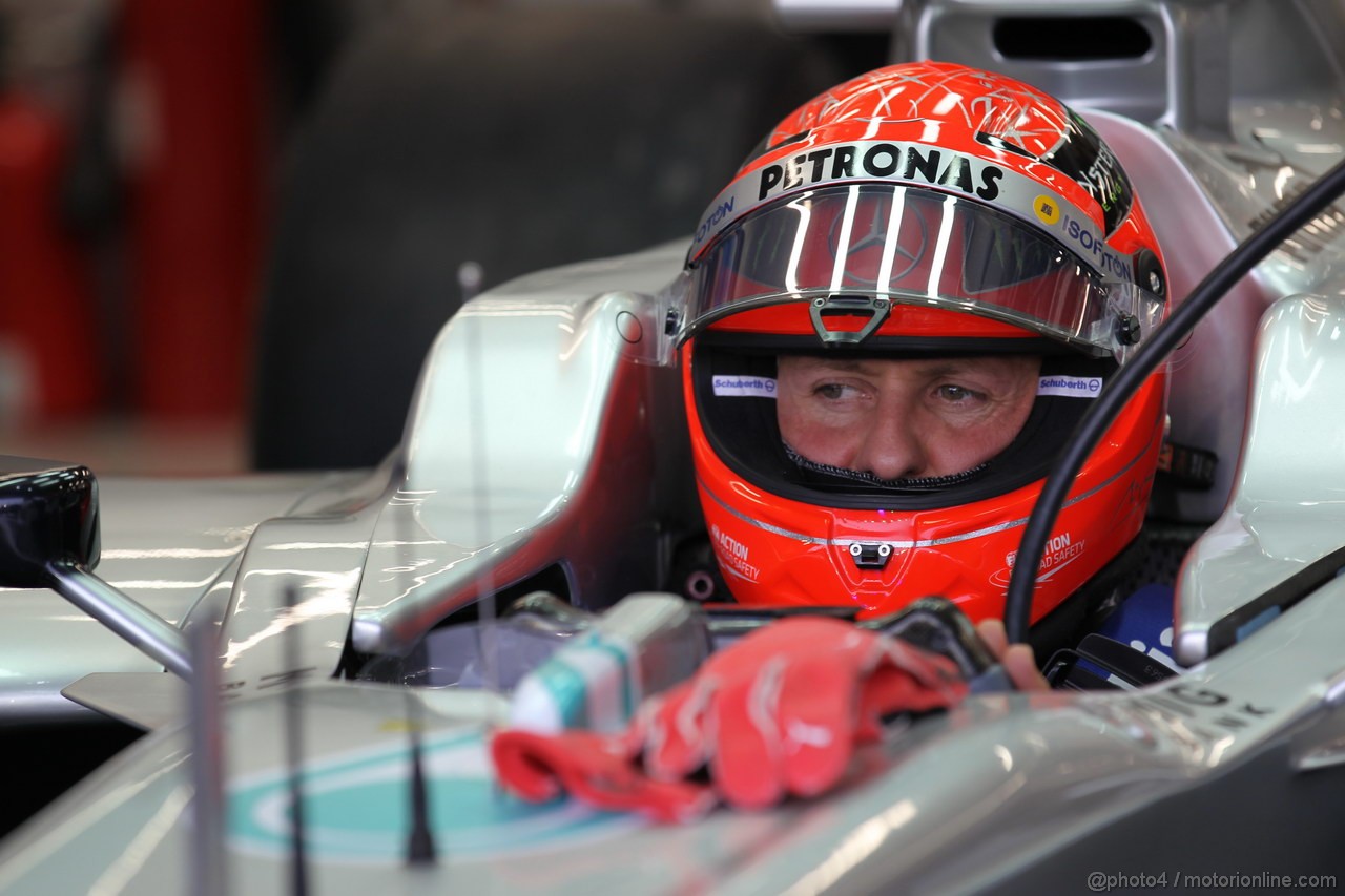 GP SINGAPORE, 21.09.2012 - Prove Libere 1, Michael Schumacher (GER) Mercedes AMG F1 W03

