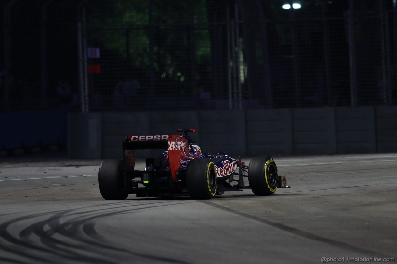 GP SINGAPORE, 21.09.2012 - Prove Libere 1, Daniel Ricciardo (AUS) Scuderia Toro Rosso STR7
