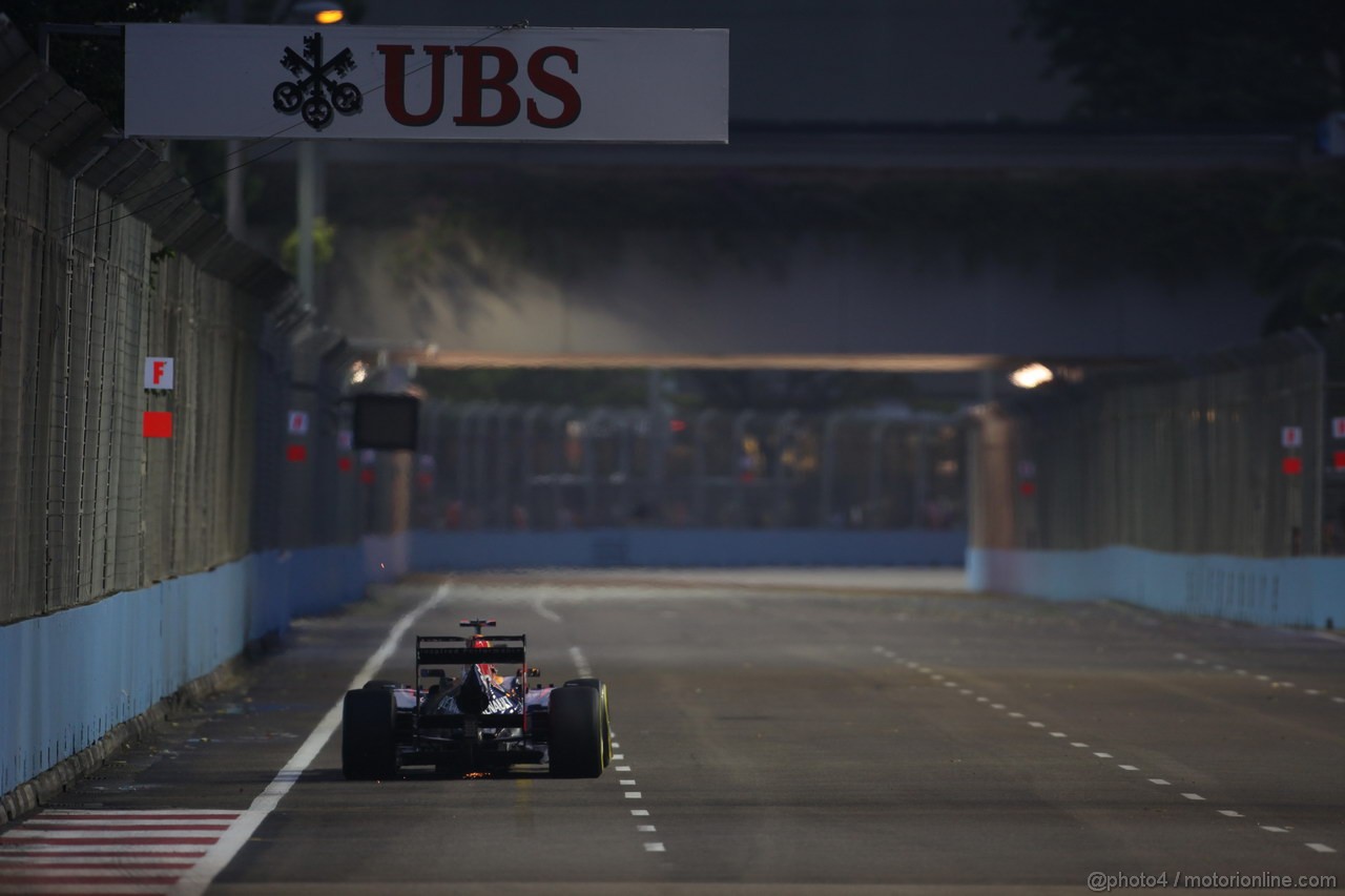 GP SINGAPORE, 21.09.2012 - Prove Libere 1, Sebastian Vettel (GER) Red Bull Racing RB8