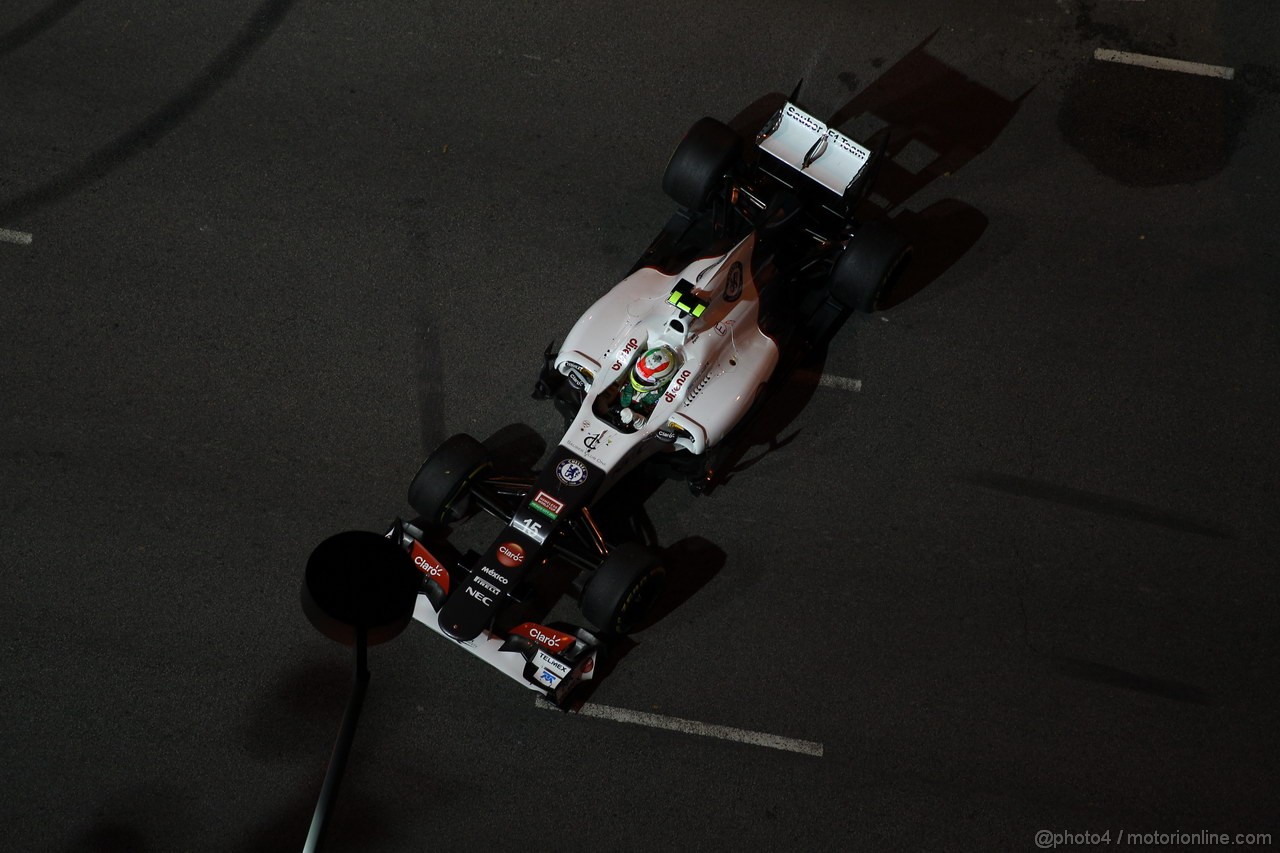 GP SINGAPORE, 21.09.2012 - Prove Libere 1, Sergio Prez (MEX) Sauber F1 Team C31
