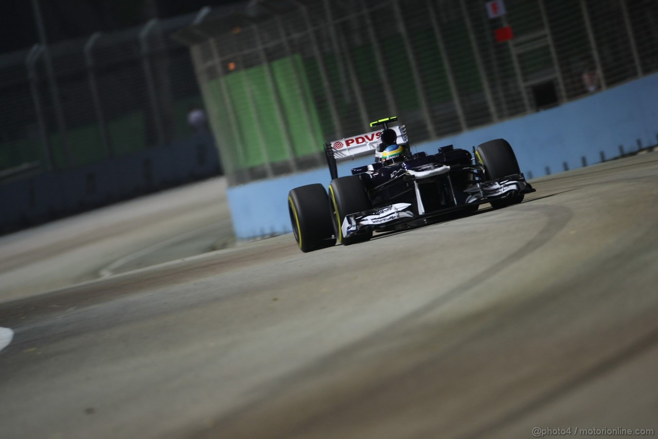 GP SINGAPORE, 21.09.2012 - Prove Libere 1, Bruno Senna (BRA) Williams F1 Team FW34