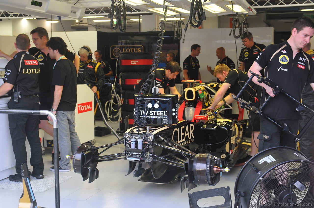 GP SINGAPORE, 21.09.2012 - Prove Libere 1, Kimi Raikkonen (FIN) Lotus F1 Team E20