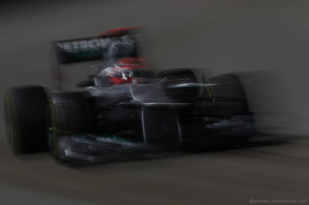 GP SINGAPORE, 21.09.2012 - Free practice 2, Michael Schumacher (GER) Mercedes AMG F1 W03