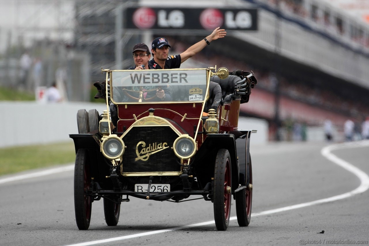 GP SPAGNA, 13.05.2012- Mark Webber (AUS) Red Bull Racing RB8 