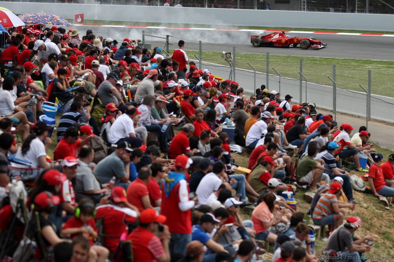 GP SPAGNA, 13.05.2012- Gara, Fernando Alonso (ESP) Ferrari F2012 