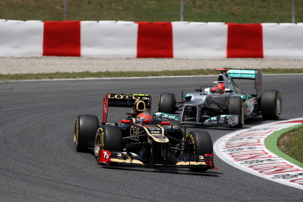 GP SPAGNA, 13.05.2012- Gara, Romain Grosjean (FRA) Lotus F1 Team E20 