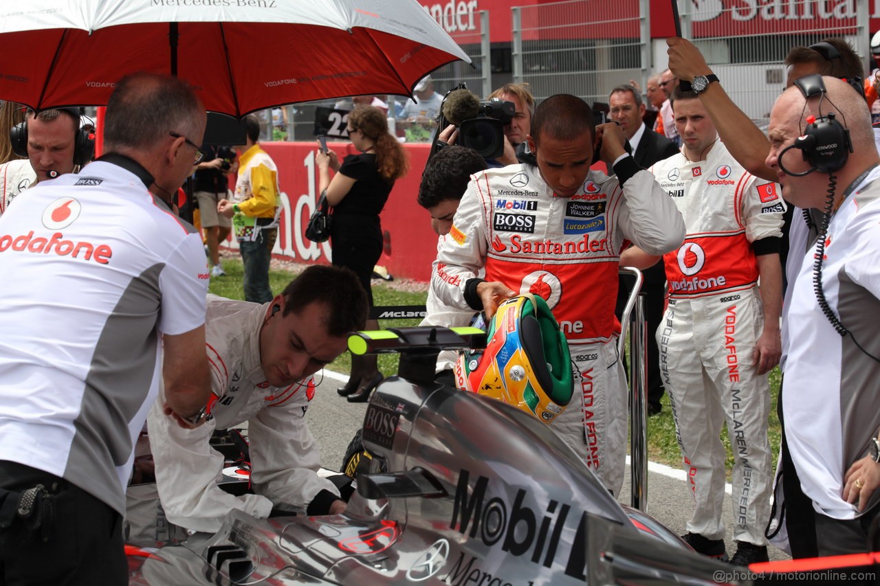 GP SPAGNA, 13.05.2012- Gara, Lewis Hamilton (GBR) McLaren Mercedes MP4-27 