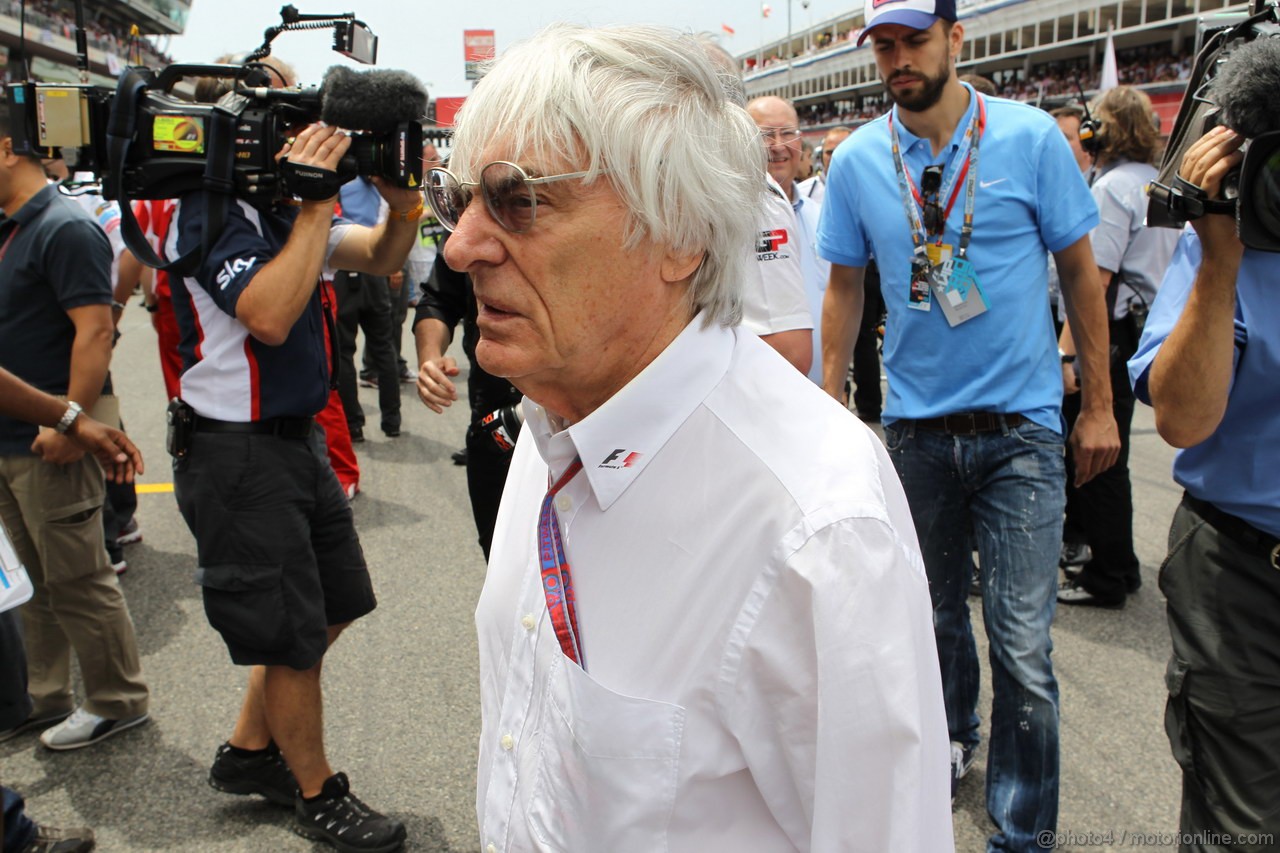 GP SPAGNA, 13.05.2012- Gara, Bernie Ecclestone (GBR), President e CEO of Formula One Management  