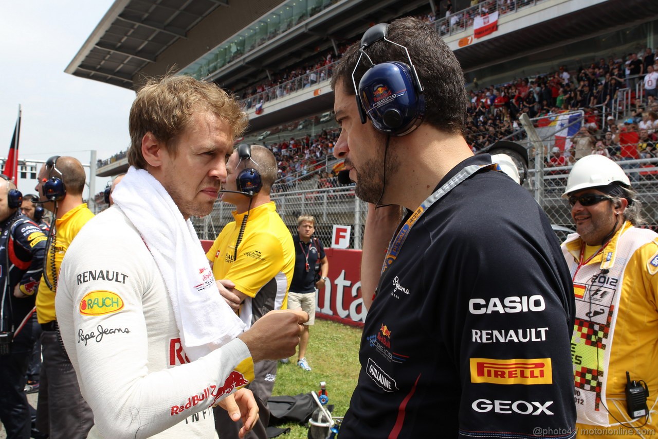 GP SPAGNA, 13.05.2012- Gara, Sebastian Vettel (GER) Red Bull Racing RB8 