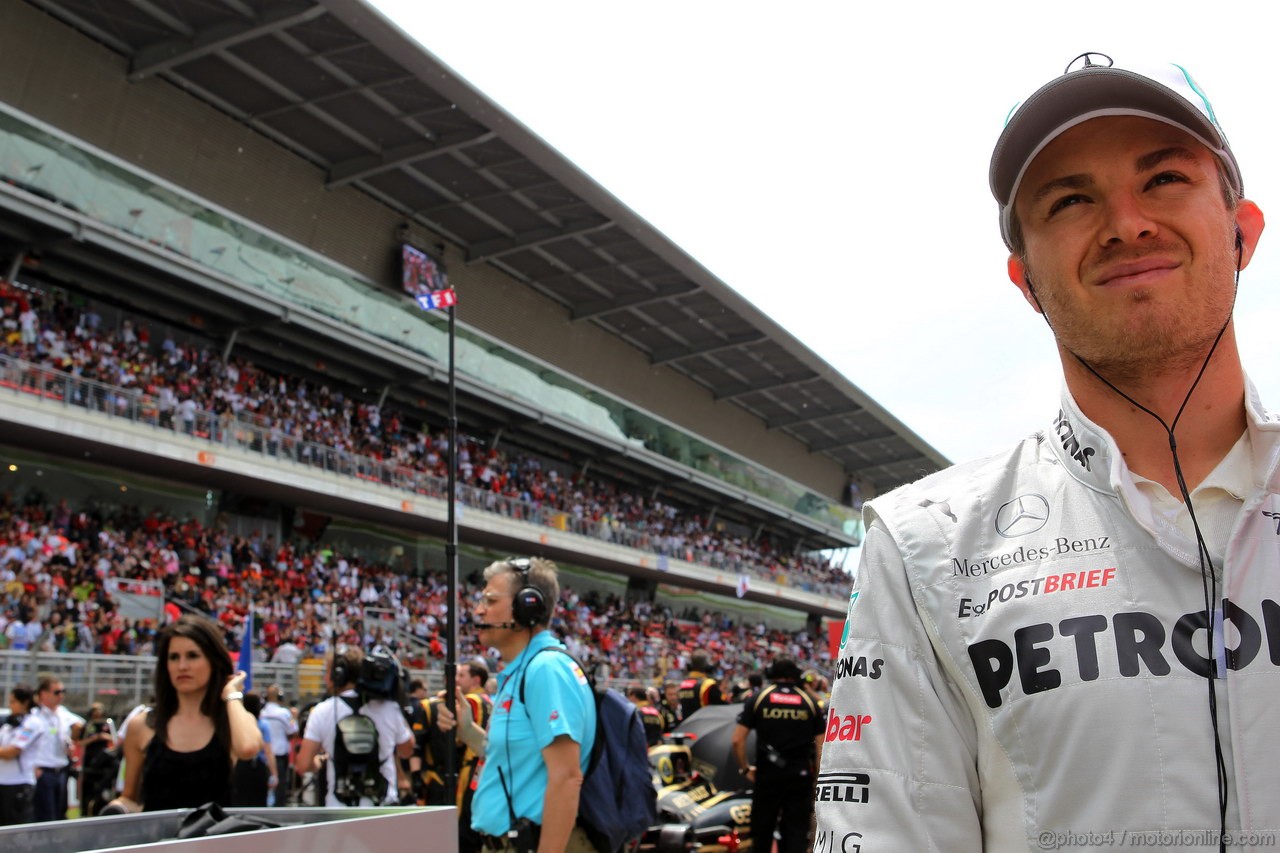 GP SPAGNA, 13.05.2012- Gara, Nico Rosberg (GER) Mercedes AMG F1 W03 