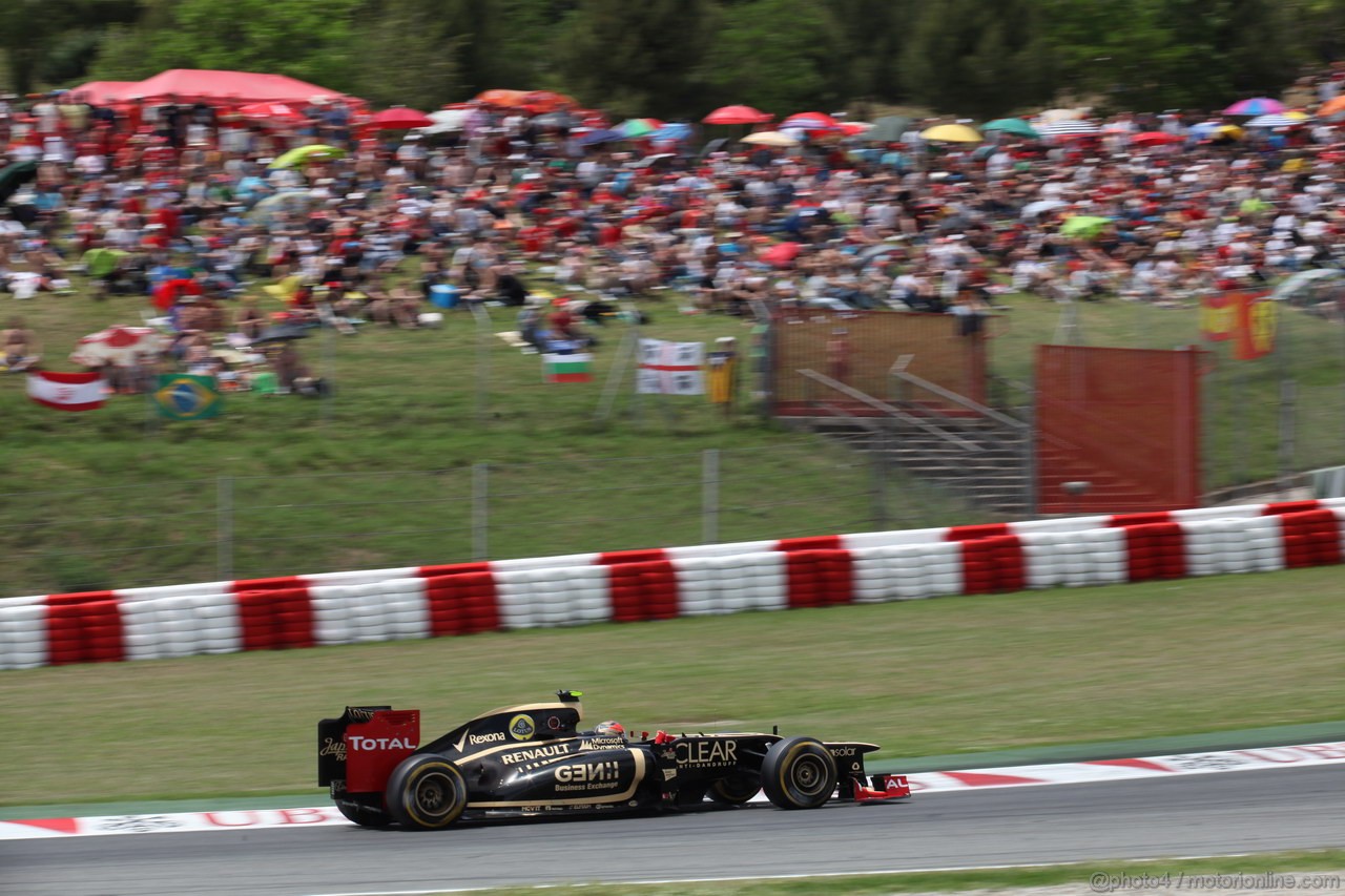 GP SPAGNA, 13.05.2012- Gara,Romain Grosjean (FRA) Lotus F1 Team E20 