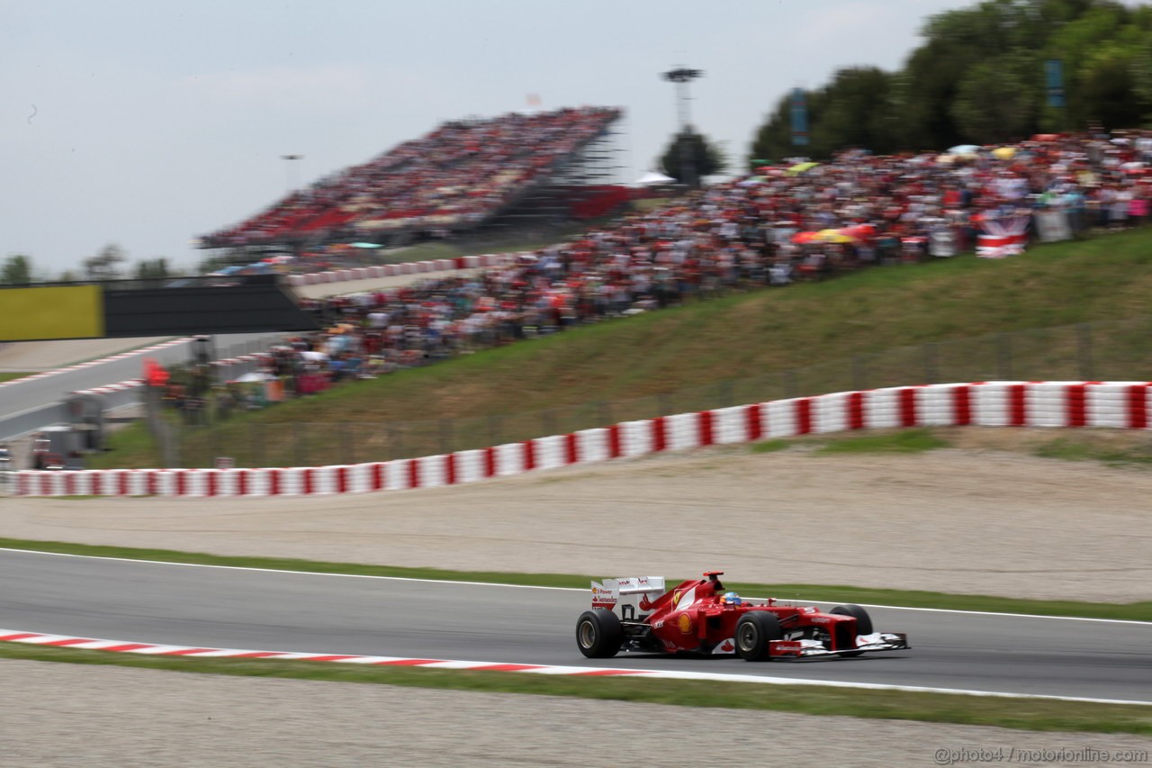 GP SPAGNA, 13.05.2012- Gara, Fernando Alonso (ESP) Ferrari F2012 