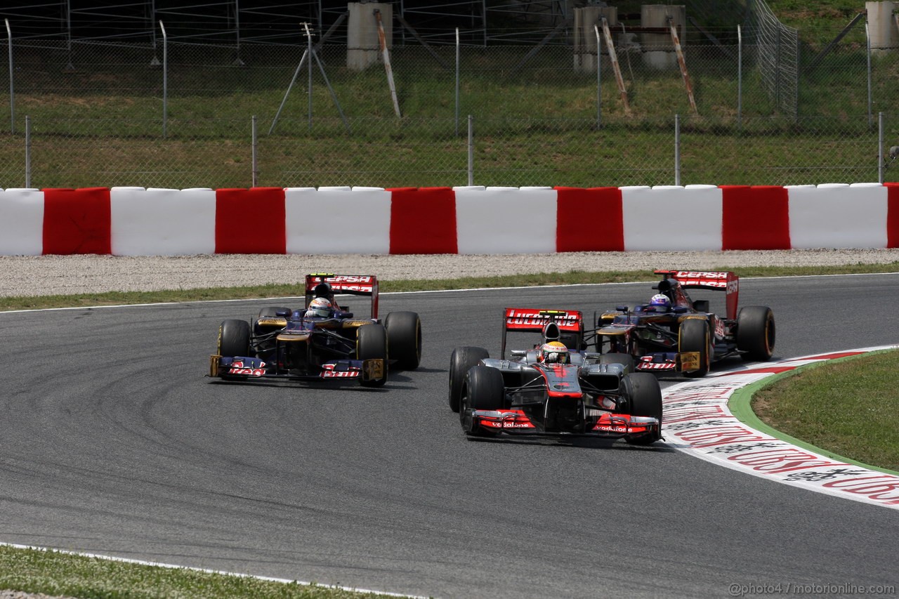 GP SPAGNA, 13.05.2012- Gara, Lewis Hamilton (GBR) McLaren Mercedes MP4-27 