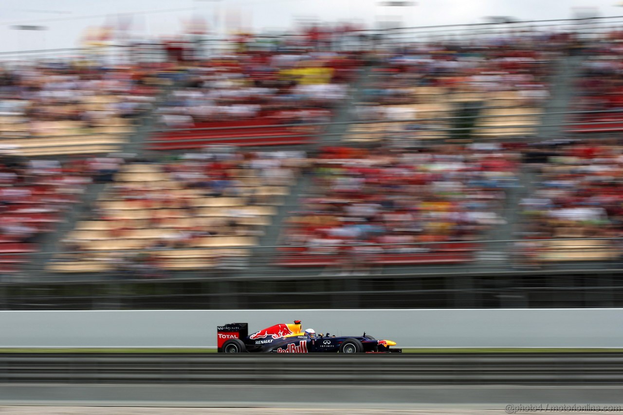 GP SPAGNA, 13.05.2012- Gara, Sebastian Vettel (GER) Red Bull Racing RB8 