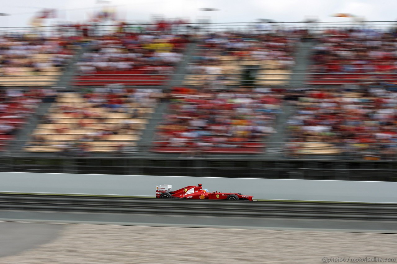 GP SPAGNA, 13.05.2012- Gara, Fernando Alonso (ESP) Ferrari F2012 