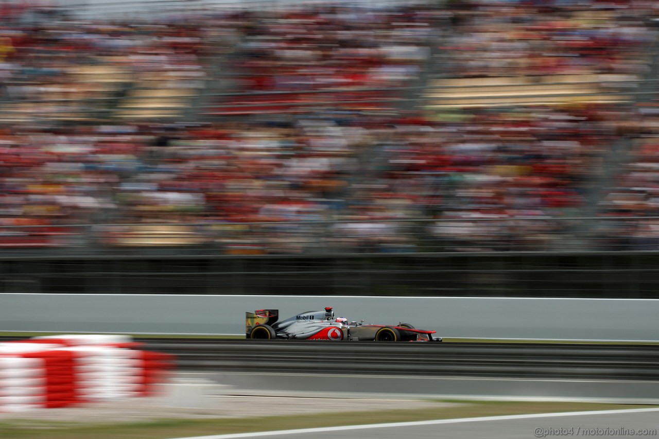 GP SPAGNA, 13.05.2012- Gara, Jenson Button (GBR) McLaren Mercedes MP4-27 