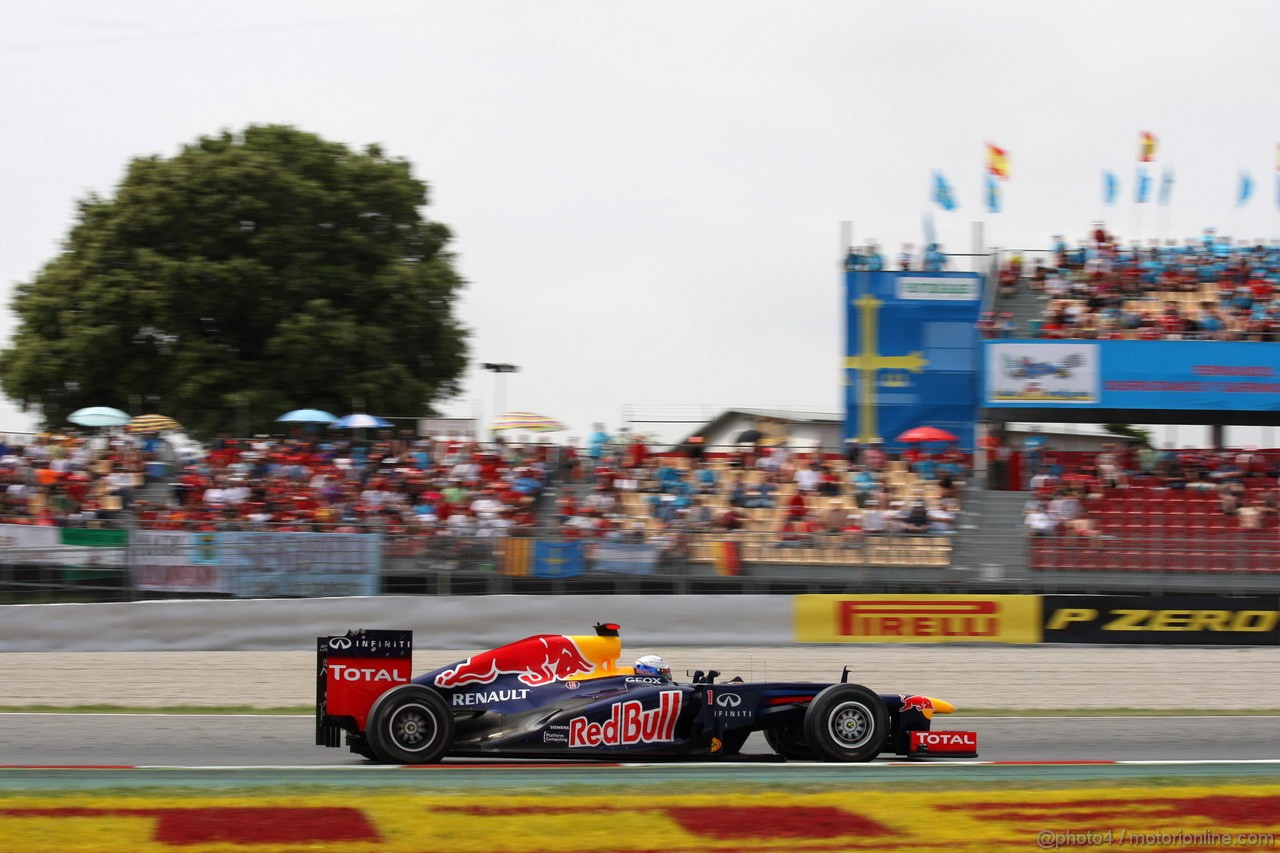 GP SPAGNA, 13.05.2012- Gara, Sebastian Vettel (GER) Red Bull Racing RB8