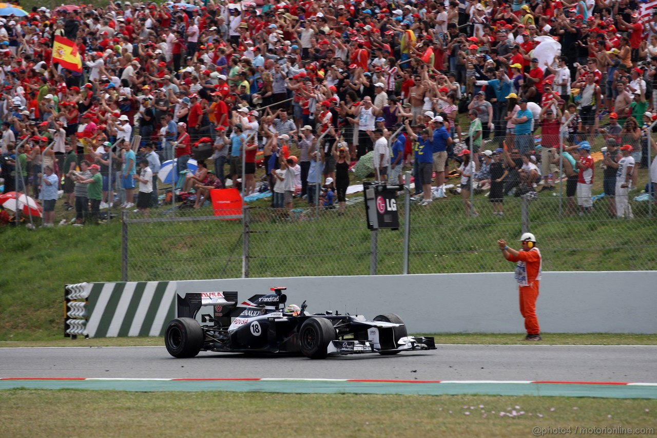 GP SPAGNA, 13.05.2012- Gara, Pastor Maldonado (VEN) Williams F1 Team FW34 vincitore