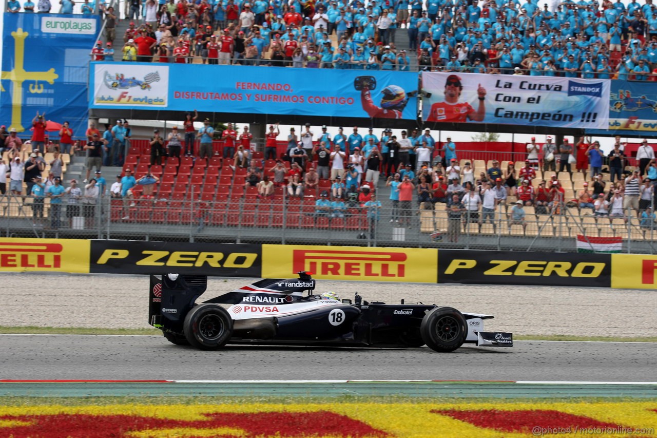 GP SPAGNA, 13.05.2012- Gara, Pastor Maldonado (VEN) Williams F1 Team FW34 vincitore 