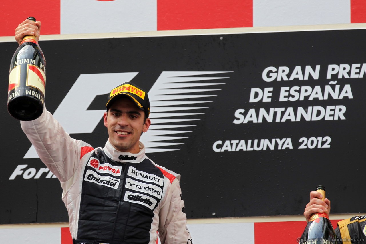 GP SPAGNA, 13.05.2012- Gara, Pastor Maldonado (VEN) Williams F1 Team FW34 vincitore