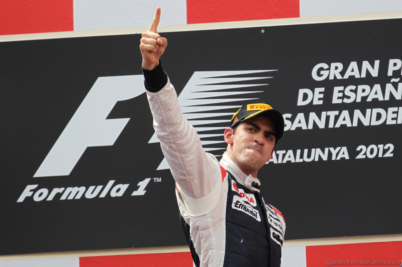 GP SPAGNA, 13.05.2012- Gara, Pastor Maldonado (VEN) Williams F1 Team FW34 vincitore