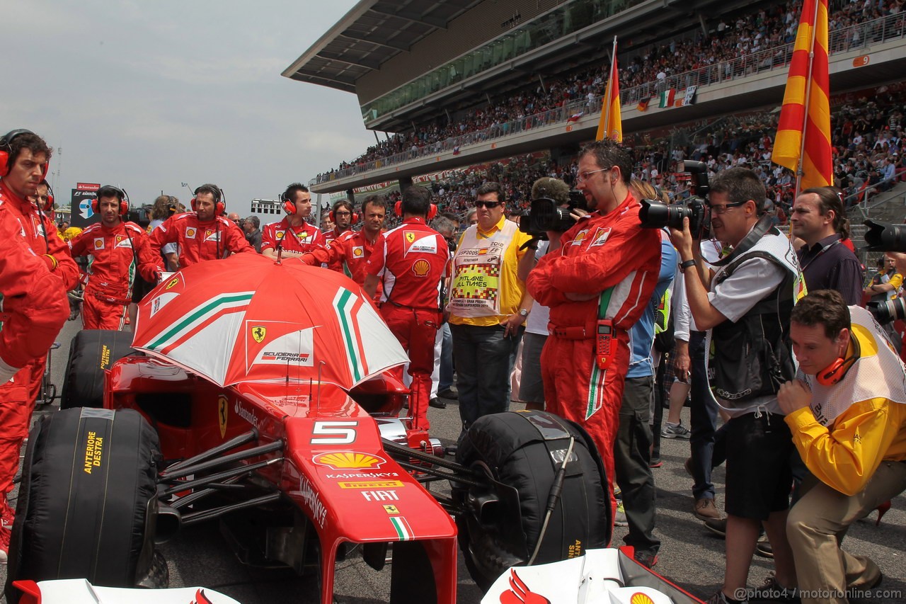 GP SPAGNA, 13.05.2012- Gara, Fernando Alonso (ESP) Ferrari F2012 